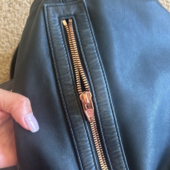 Alexander Wang Lambskin Marti Backpack Washed Black Rose Gold Hardware - Picture 6 of 7